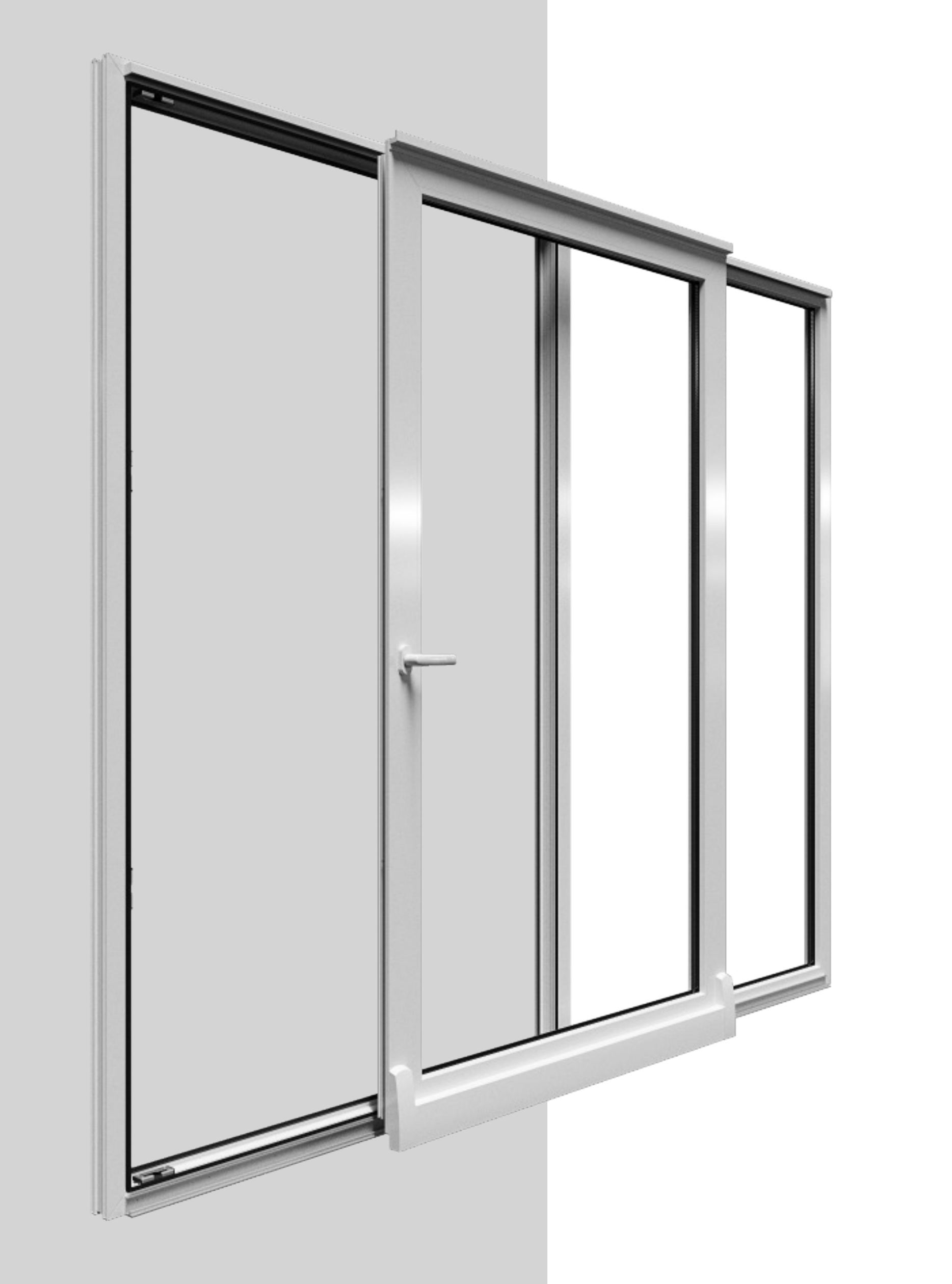 Abertura Paralela PVC